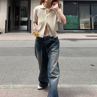 Balloon Low-Waist Denim