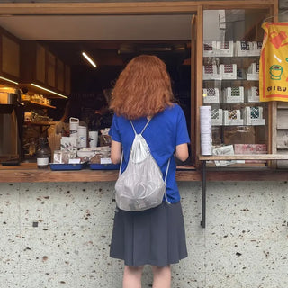 Half-pleated skirt