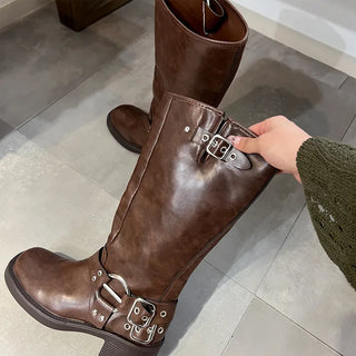 Rock Belt Long Boots