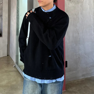 (Unisex) Damaged Comfort Knit