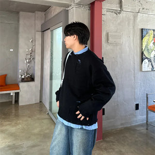 (Unisex) Damaged Comfort Knit