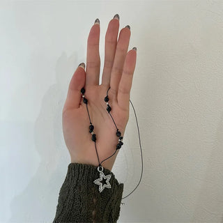 (Unisex) Pointed Star Knot Necklace