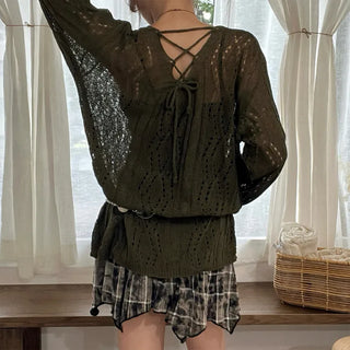 Loose crochet knit