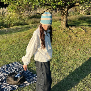 (Unisex) Stitch Wash Anorak Sweatshirt