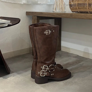 Rock Belt Long Boots
