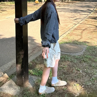 Check pocket anorak