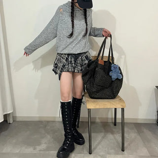 (Unisex) Leopard Big Canvas Shoulder Bag