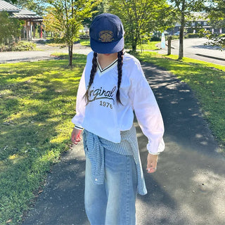 (Unisex) Original Sporty Nylon Sweatshirt