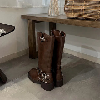 Rock Belt Long Boots