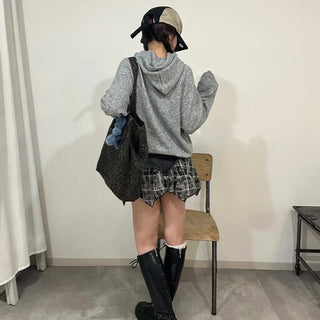 (Unisex) Leopard Big Canvas Shoulder Bag