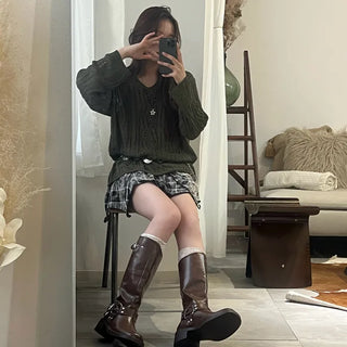 Loose crochet knit