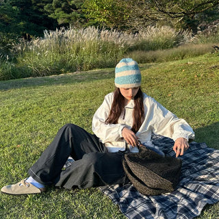 (Unisex) Stitch Wash Anorak Sweatshirt
