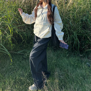 (Unisex) Stitch Wash Anorak Sweatshirt