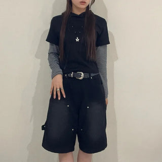 Border Layered Hoodie