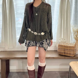 Loose crochet knit