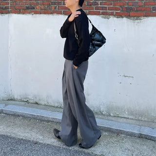 Semi-zip ribbed cardigan