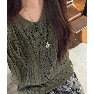 Loose crochet knit