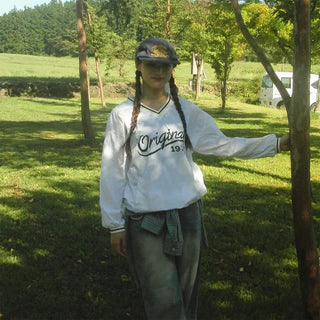 (Unisex) Original Sporty Nylon Sweatshirt