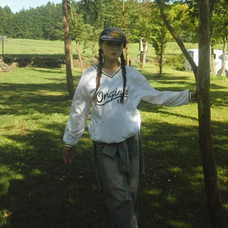 (Unisex) Original Sporty Nylon Sweatshirt