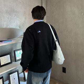 (Unisex) Damaged Comfort Knit