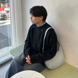 (Unisex) Damaged Comfort Knit