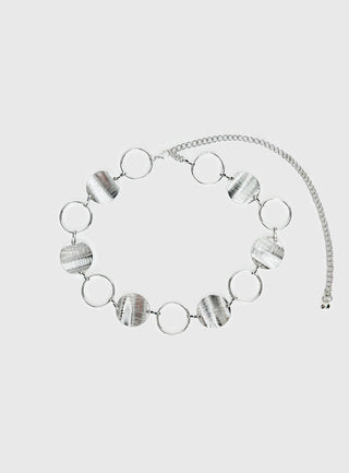 Dawna Circle Belt Silver