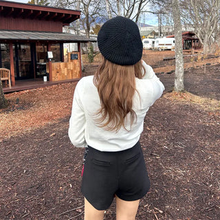 Wool brushed shorts