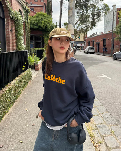 Boucle embroidered sweatshirt
