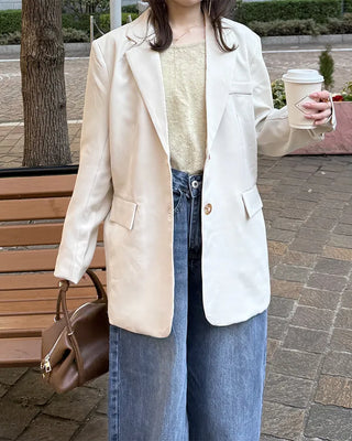 Oversized blazer jacket