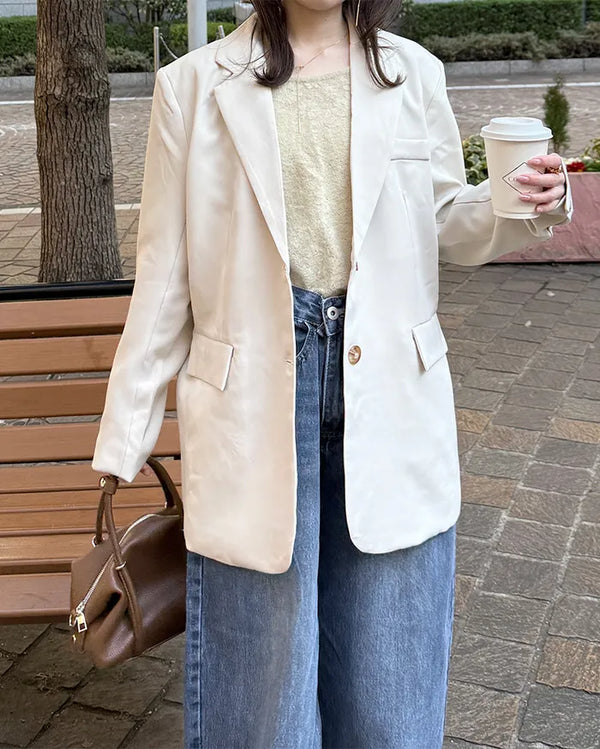 Oversized blazer jacket