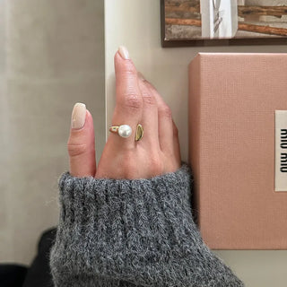 Pearl open ring