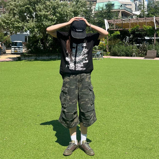Military Bermuda shorts
