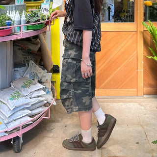Military Bermuda shorts