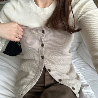 Button Rib Top