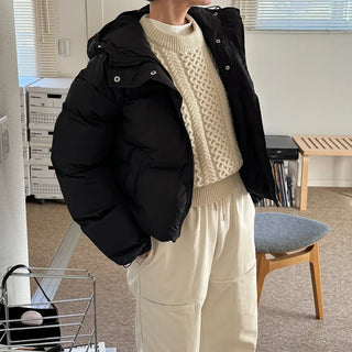 Big Hoodie String Padded Jacket