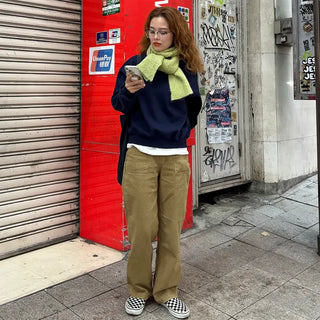 Cotton seam sweatshirt