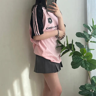 Y2K Overfit Uniform Raglan T-Shirt