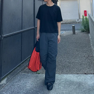 (Unisex) Dual Cargo Nylon Pants