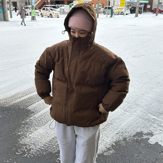 (Unisex) Hooded Padded Volume Jumper