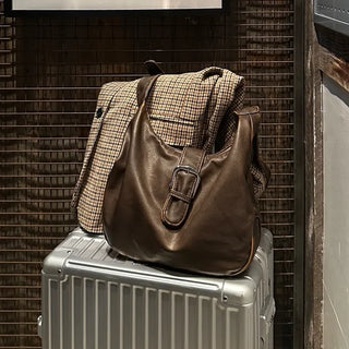 Buckle Round Shoulder Bag