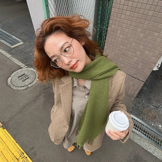 (Unisex) Colored Scarf