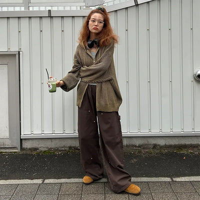 (Unisex) Double Knee Banding Pants
