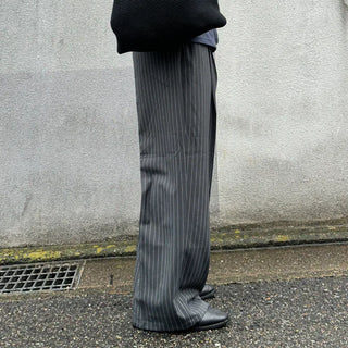Low-stripe slacks