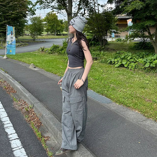 String cargo pants