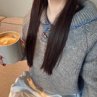 Toggle button knit