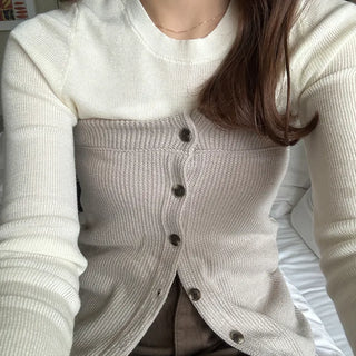 Button Rib Top