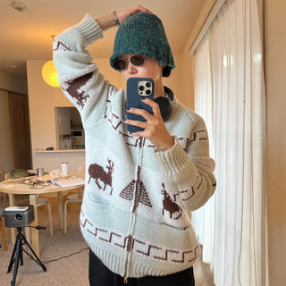 Knit bucket hat
