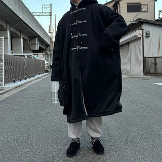 Hoodie Bomber Long Jacket