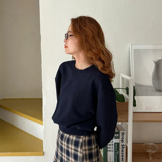 Voluminous Cropped Sweatshirt