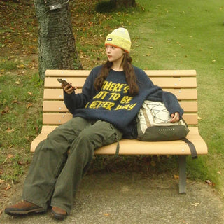 (Unisex) Jacquard Lettering English Knit